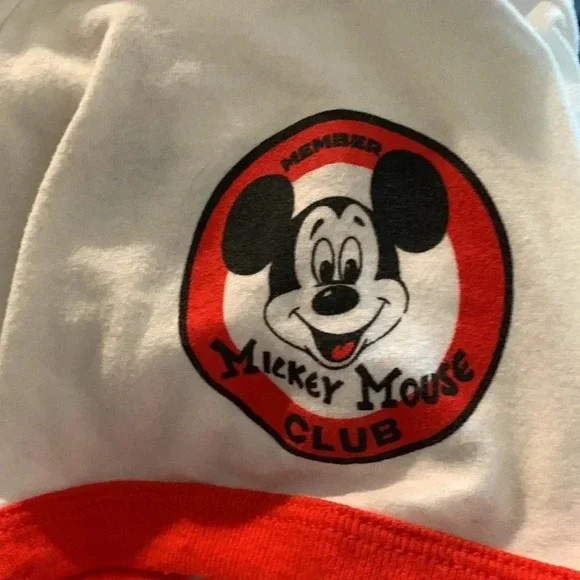 MICKEY Mouse Club MOUSEKETEER Ringer Tee T Shirt Womens size large - Picture 4 of 4